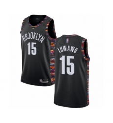 Youth Brooklyn Nets #15 Timothe Luwawu Swingman Black Basketball Jersey - 2018 19 City Edition