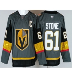 Men's Vegas Golden Knights #61 Mark Stone Gray Authentic Jersey