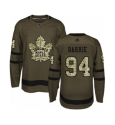 Youth Toronto Maple Leafs #94 Tyson Barrie Authentic Green Salute to Service Hockey Jersey