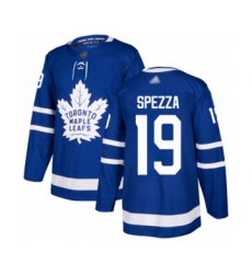 Men's Toronto Maple Leafs #19 Jason Spezza Authentic Royal Blue Home Hockey Jersey