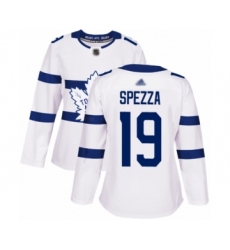 Women's Toronto Maple Leafs #19 Jason Spezza Authentic White 2018 Stadium Series Hockey Jersey