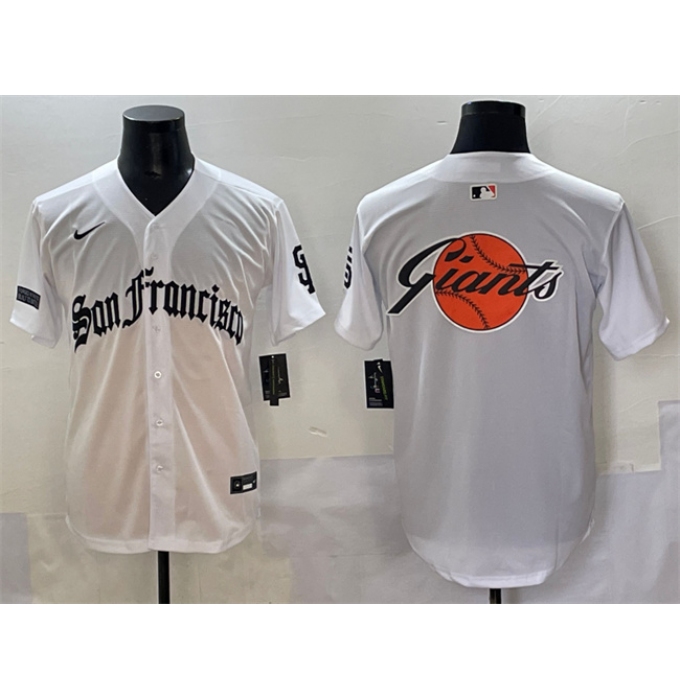 Men's San Francisco Team Big Logo White 'Gothic Fog Edition' Vapor Premier Limited Stitched Jersey