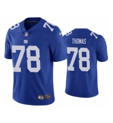 Men's New York Giants #78 Andrew Thomas 2020 Blue Vapor Untouchable Limited Stitched Jersey