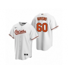 Youth Baltimore Orioles #60 Mychal Givens Nike White 2020 Replica Home Jersey
