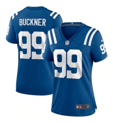 Women's Indianapolis Colts #99 DeForest Buckner Nike Royal Game Player Jersey