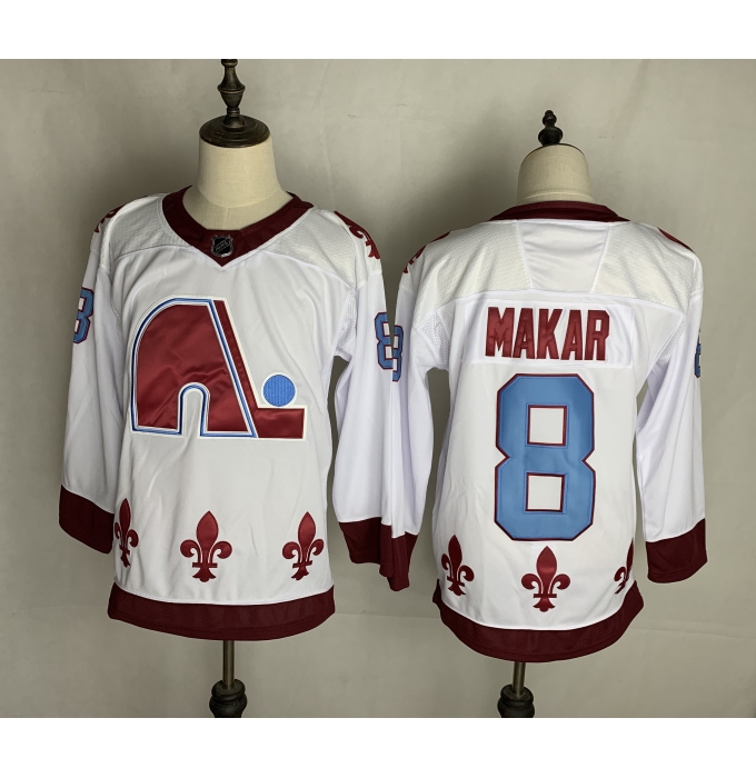 Men's Quebec Nordiques #8 Cale Makar White 2020-21 Special Edition Breakaway Player Jersey