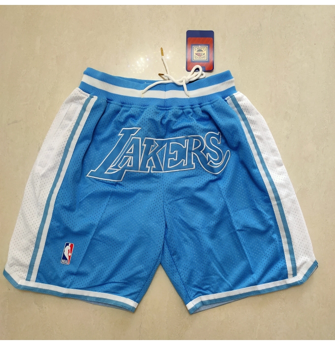 Men's Los Angeles Lakers Blue Shorts-002