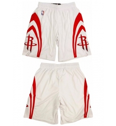 Men's Houston Rockets White Shorts (Run Small)