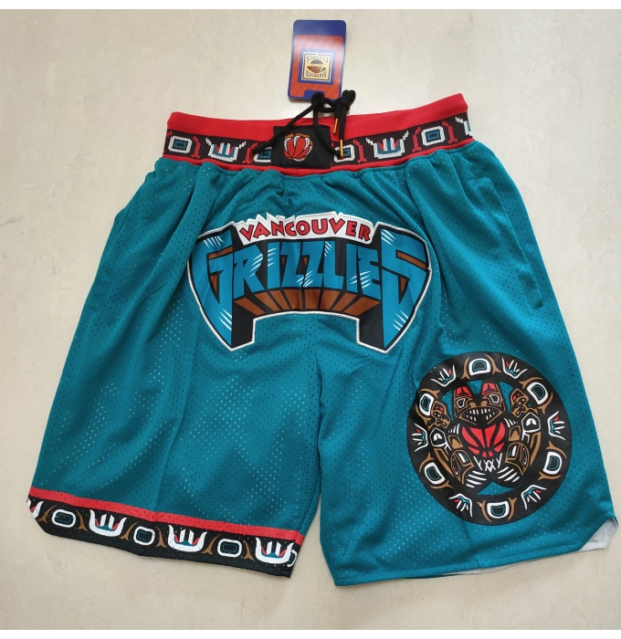 Men's Memphis Grizzlies Green Shorts