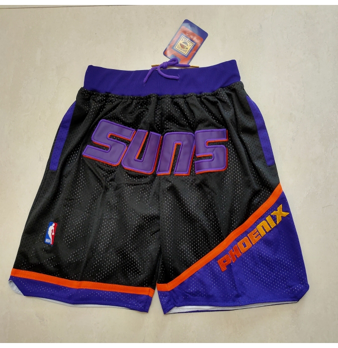 Men's Phoenix Suns Black Pocket Shorts