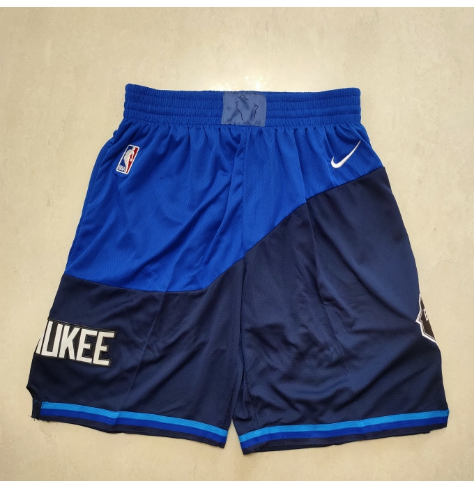 Men's Milwaukee Bucks Blue City Shorts