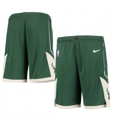 Men's Milwaukee Bucks Green NBA Shorts (Run Smaller)