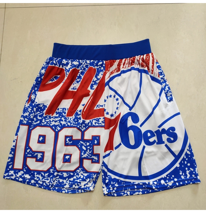 Men's Philadelphia 76ers Blue Shorts