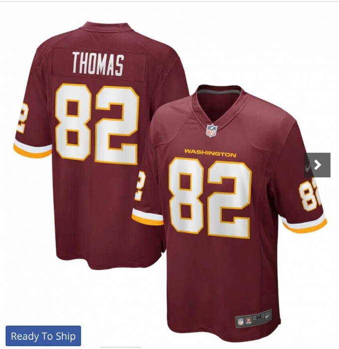 Men's Nike Washington Commanders #82 Logan Thomas Red Alternate Legend Jersey