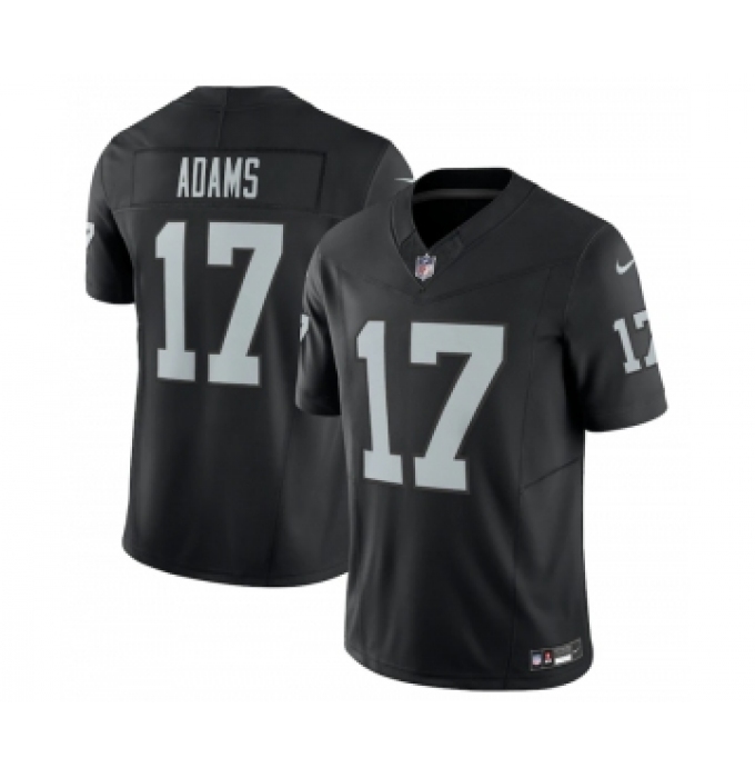 Men's Las Vegas Raiders #17 Davante Adams Black 2023 F.U.S.E Vapor Untouchable Stitched Football Jersey