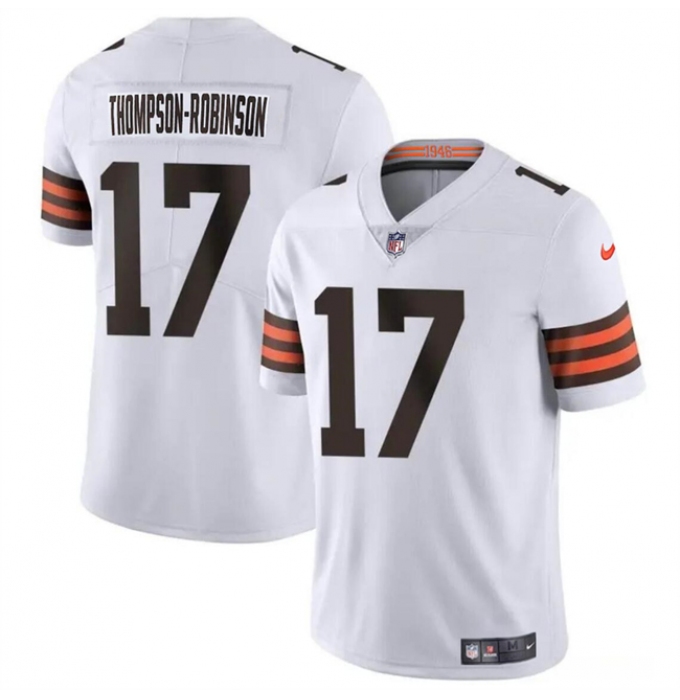 Men's Cleveland Browns #17 Dorian Thompson-Robinson White Vapor Untouchable Limited Football Stitched Jersey