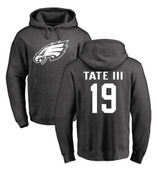 Nike Philadelphia Eagles #19 Golden Tate III Ash One Color Pullover Hoodie