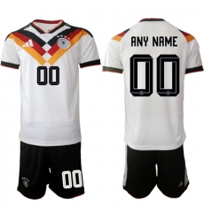 Men's Germany Custom White 2025-26 Home Soccer Jersey Suit