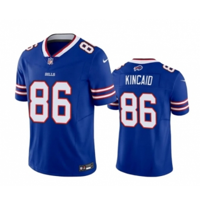 Men's Buffalo Bills #86 Dalton Kincaid Blue 2023 Draft Vapor Untouchable Limited Stitched Football Jersey