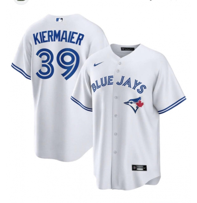 Men's Toronto Blue Jays #39 Kevin Kiermaier Nike White Home Replica Player Name Jersey