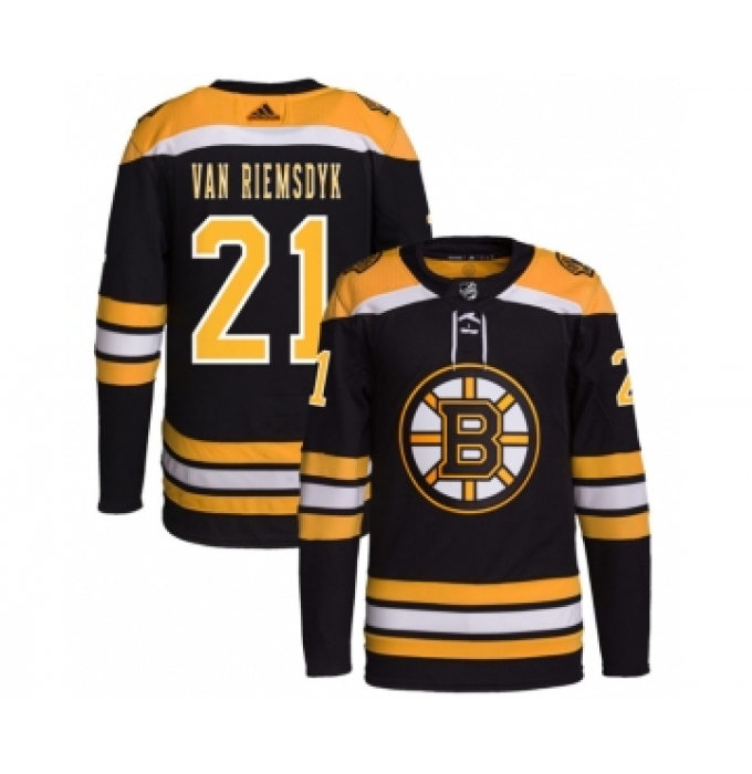 Men's Boston Bruins #21 James van Riemsdyk Black Stitched Jersey