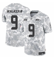 Youth Seattle Seahawks #9 Kenneth Walker III 2024 F U S E Arctic Camo Salute To Service Limited Stitched Football Jersey Youth Seattle Seahawks #9 Kenneth Walker III 2024 F U S E Arctic Camo Salute To Service Limited Stitched Football Jersey