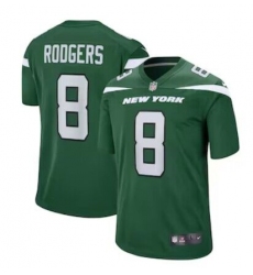 Men's New York Jets #8 Aaron Rodgers Green 2023 Vapor Untouchable Stitched Nike Limited Jersey Men's New York Jets #8 Aaron Rodgers Green 2023 Vapor Untouchable Stitched Nike Limited Jersey