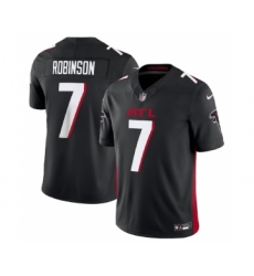 Men's Nike Atlanta Falcons #7 Bijan Robinson Black 2023 F.U.S.E. Vapor Untouchable Limited Football Stitched Jersey Men's Nike Atlanta Falcons #7 Bijan Robinson Black 2023 F.U.S.E. Vapor Untouchable Limited Football Stitched Jersey