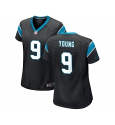 Women's Carolina Panthers #9 Bryce Young Black Stitched Game Jersey