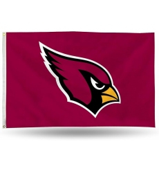 2pcs Arizona Cardinals Large NFL Standard 3x5 Banner Flag  Indoor or Outdoor - Home Décor