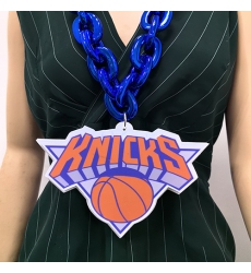 New York Knicks Fan Chain, NBA fans, Team Logo Big necklace,  large  pendant, Medal gift clothing tag Accessories