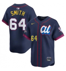 Men's American League #64 Shane Smith Navy 2025 All-Star Edition Limited Stitched Baseball Jersey