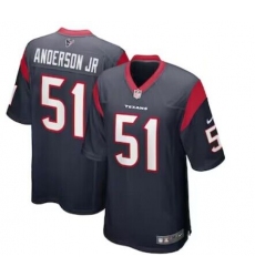 Men's Houston Texans #51 Will Anderson Jr. Nike Navy 2023 NFL Draft First Round Pick Limited Jersey