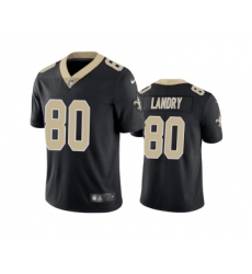 Men's New Orleans Saints #80 Jarvis Landry Black Vapor Limited Stitched Jersey