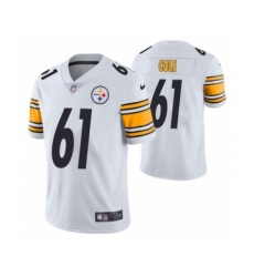 Men's Pittsburgh Steelers #61 Mason Cole White Vapor Untouchable Limited Stitched Jersey
