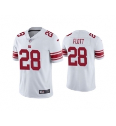 Men's New York Giants #28 Cordale Flott White Vapor Untouchable Limited Stitched NFL Jersey