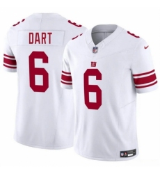 Youth New York Giants #6 Jaxson Dart White 2025 Draft F U S E Vapor Untouchable Limited Stitched Jersey