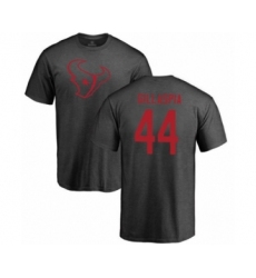 Football Houston Texans #44 Cullen Gillaspia Ash One Color T-Shirt