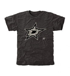 NHL Men's Dallas Stars Black Rink Warrior Tri-Blend T-Shirt