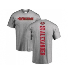 Football San Francisco 49ers #56 Kwon Alexander Ash Backer T-Shirt