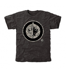 NHL Men's Winnipeg Jets Black Rink Warrior Tri-Blend T-Shirt