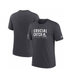 Men's Cleveland Browns Charcoal 2021 Crucial Catch Performance T-Shirt