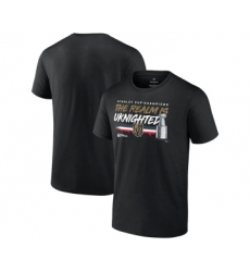 Men's Vegas Golden Knights White Black 2023 Stanley Cup Champions Rally Cry T-Shirt