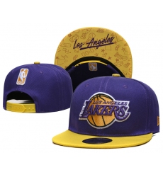 Nba Los Angeles Lakers Stitched Snapback Hats 005