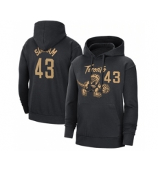 Men's Toronto Raptors #43 Pascal Siakam Black Pullover Hoodie