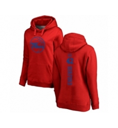 Basketball Women's Philadelphia 76ers #42 Al Horford Red One Color Backer Pullover Hoodie