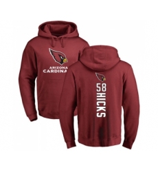 Football Arizona Cardinals #58 Jordan Hicks Maroon Backer Pullover Hoodie