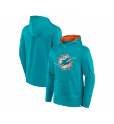 Men's Miami Dolphins Aqua On The Ball Pullover Hoodie