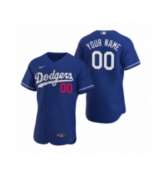 Men's Los Angeles Dodgers Custom Nike Royal Authentic 2020 Alternate Jersey