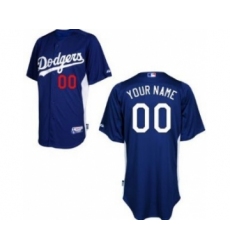 Men's Los Angeles Dodgers Customized Blue Jersey